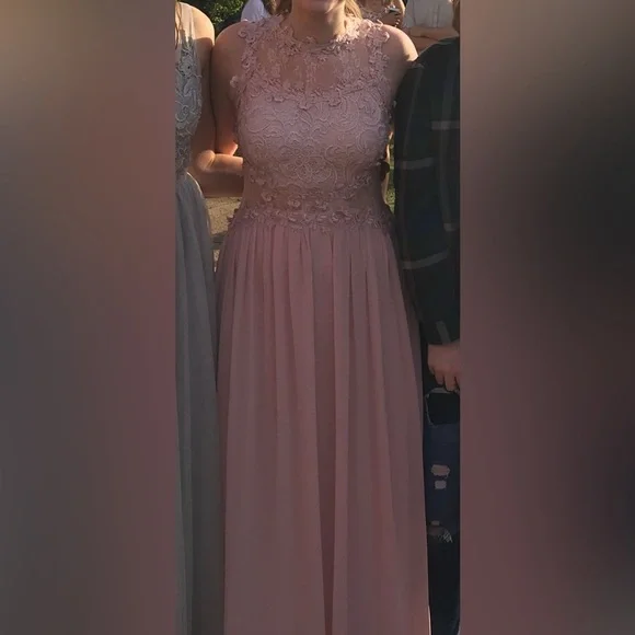 Pink Lace Dress - Picture 2 of 4